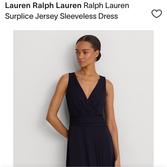 Lauren Ralph Lauren Dresses & Skirts - Lauren Ralph Lauren sleeveless faux wrap dress (size 10)